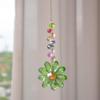 Crystal Rainbows Suncatchers, Hanging Crystals Sun Catchers for Window, Colorful Suncatchers with Sunflowers Pendants