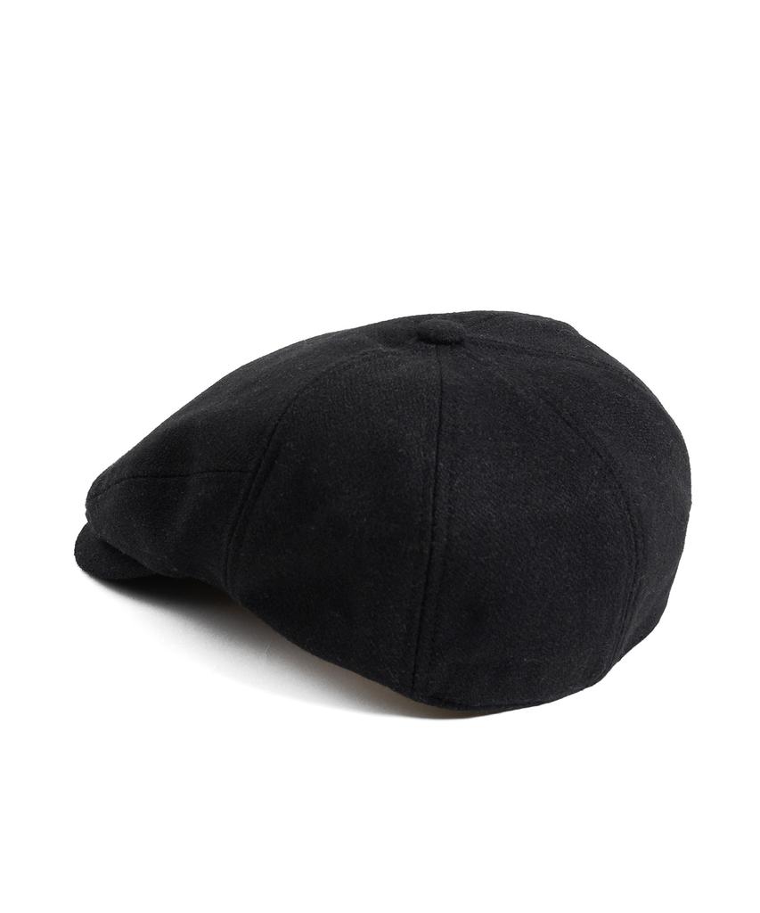 Waildeubeuligseu Melton Wool Hunting Cap (Black)