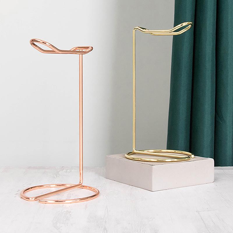 1Pc Iron Line Headphone Stand Metal Support Headset Stand Rack Cute Bluetooth Wireless Headphones Holder Support Gamer Helmet