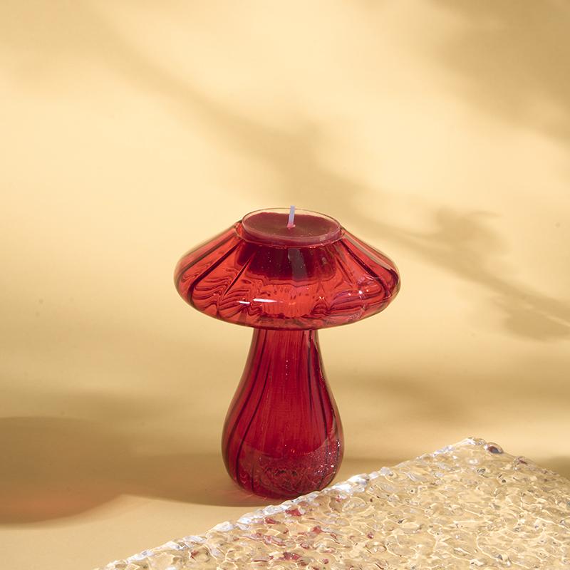 

1 шт. настольные украшения романтические красочные подсвечники праздничная атмосфера грибной подсвечник стол свадебный декор 5 стилей