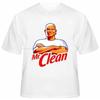 Mr Clean Logo Retro Divertente Costume T-shirt Maglietta Tee Stampa Design Taglie Forti T-shirt