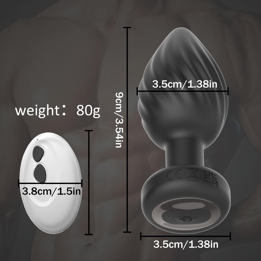 New Wireless Remote Control Male And Female Universal Harem Thread Anal Plug Prostate Orgasm Masturbation Massager Adult Product