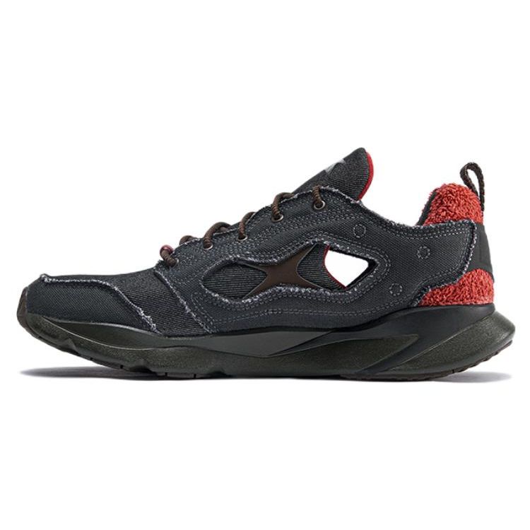Reebok FuryLite 95 Street Fighter Akuma Core Black Charcoal Brown Mars Red GZ9542 EU 36
