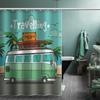 Bathroom Thickened Waterproof Curtain Mildew Proof Shower Curtain Shower Partition Curtain Shower Curtain Bathroom Curtain Free Perforation