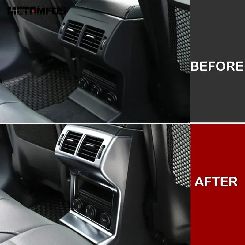 Rear Seat Air Condition Vent Outlet Cover Trim For Jaguar F-Pace 2016 2017 2018 Matte Interior Accessories Car Styling