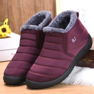 Women Boots Slip On Winter Boots Trend  Winter Shoes For Women Booties Short Waterproof Snow Fur Boots Ankle Bota Feminina