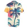 Hawaiian Print - Men's Casual Short Sleeved Shirt