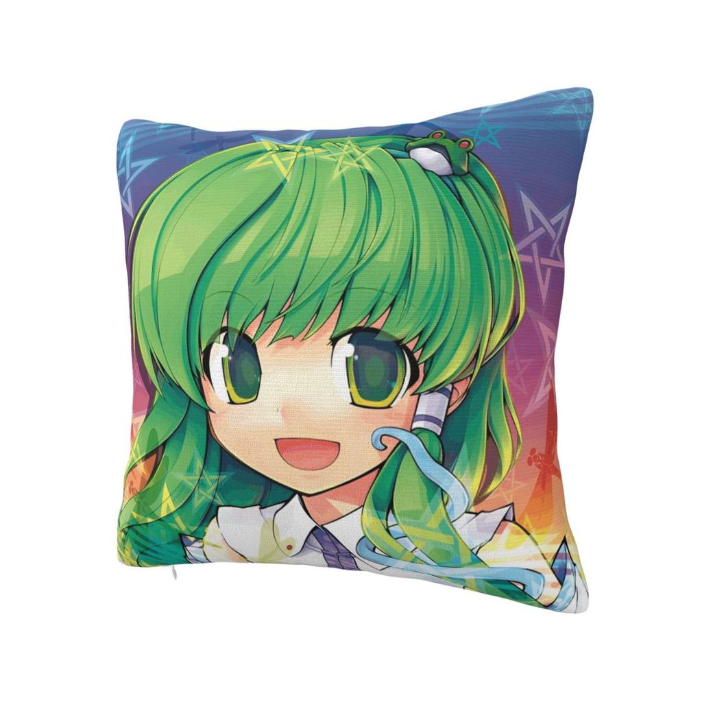 Pillow Cover Kochiya Sanae Anime Manga Graphic Cushion Cover Fashion Pillow Case For Sofa Bedroom Home Decor Pillowcases