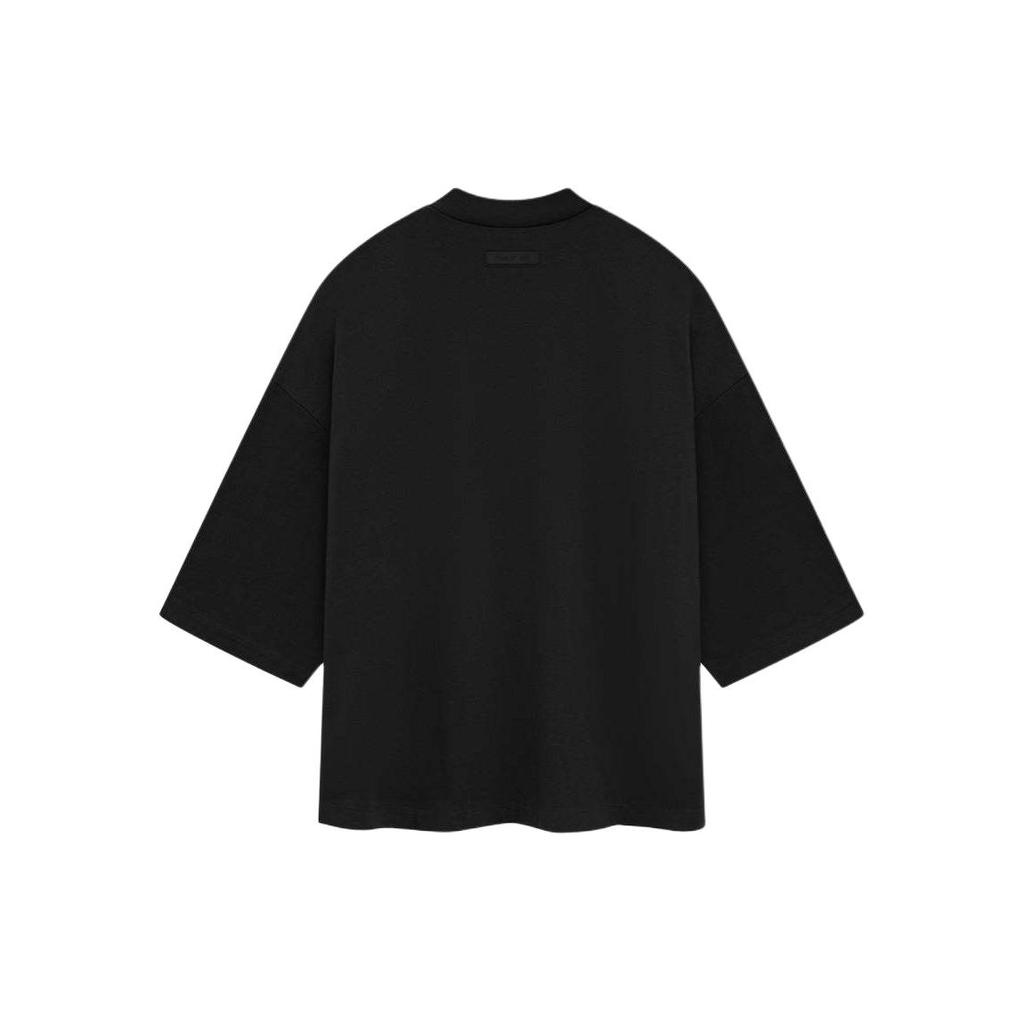 Fear of God Essentials Heavy Jersey Football T-shirt 'Jet Black' Men's 125SP244104F