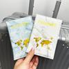 Customizable Marble Gold Foil Passport Holder with Multi-color Options