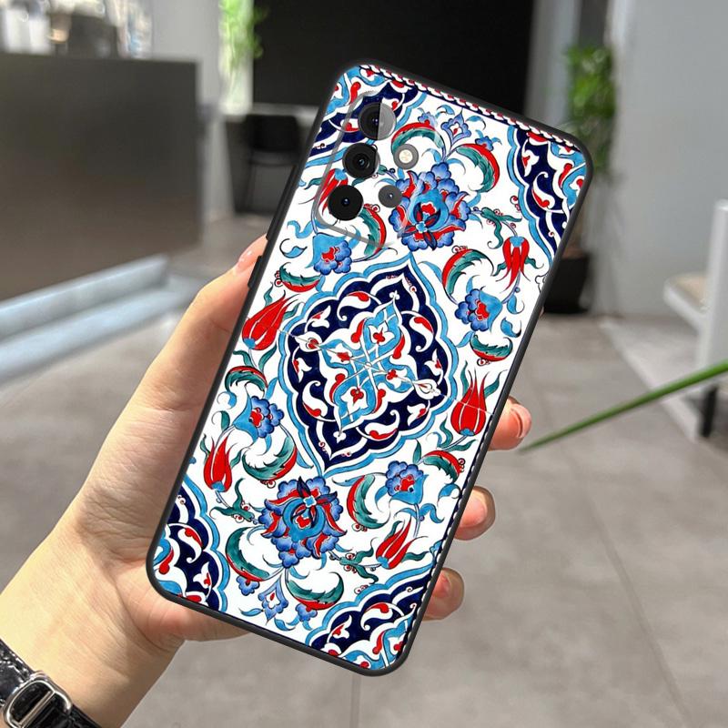 Antike Blumendiesen Hülle Für Samsung Galaxy A22 A32 A52 A15 A16 A05 A26 A36 A56 A53 A33 A13 A34 A54 A14 A35 A55
