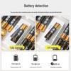 Battery & Cable Organizer: Stores AA/AAA, Camera Chargers, Plugs, Cables - Perfect for Desktop Organization