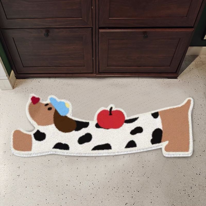 Lovely Dachshund Long Shaped Carpet Soft Non-Slip Bedroom Bedside Rug Living Room Bay Window Floor Mat Home Decor