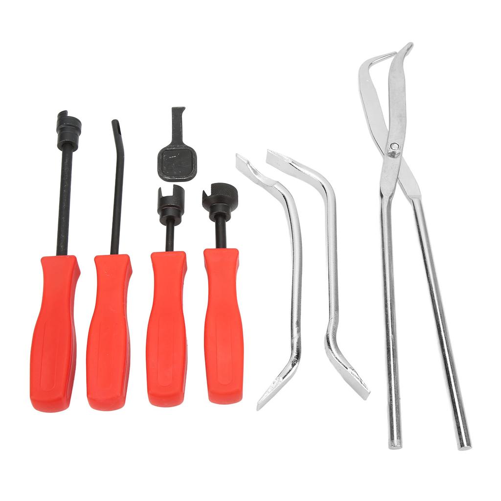 8PCS Drum Brake Puller Tool Kit Universal 45 Steel Oxidation Chromate Coating with Storage Box