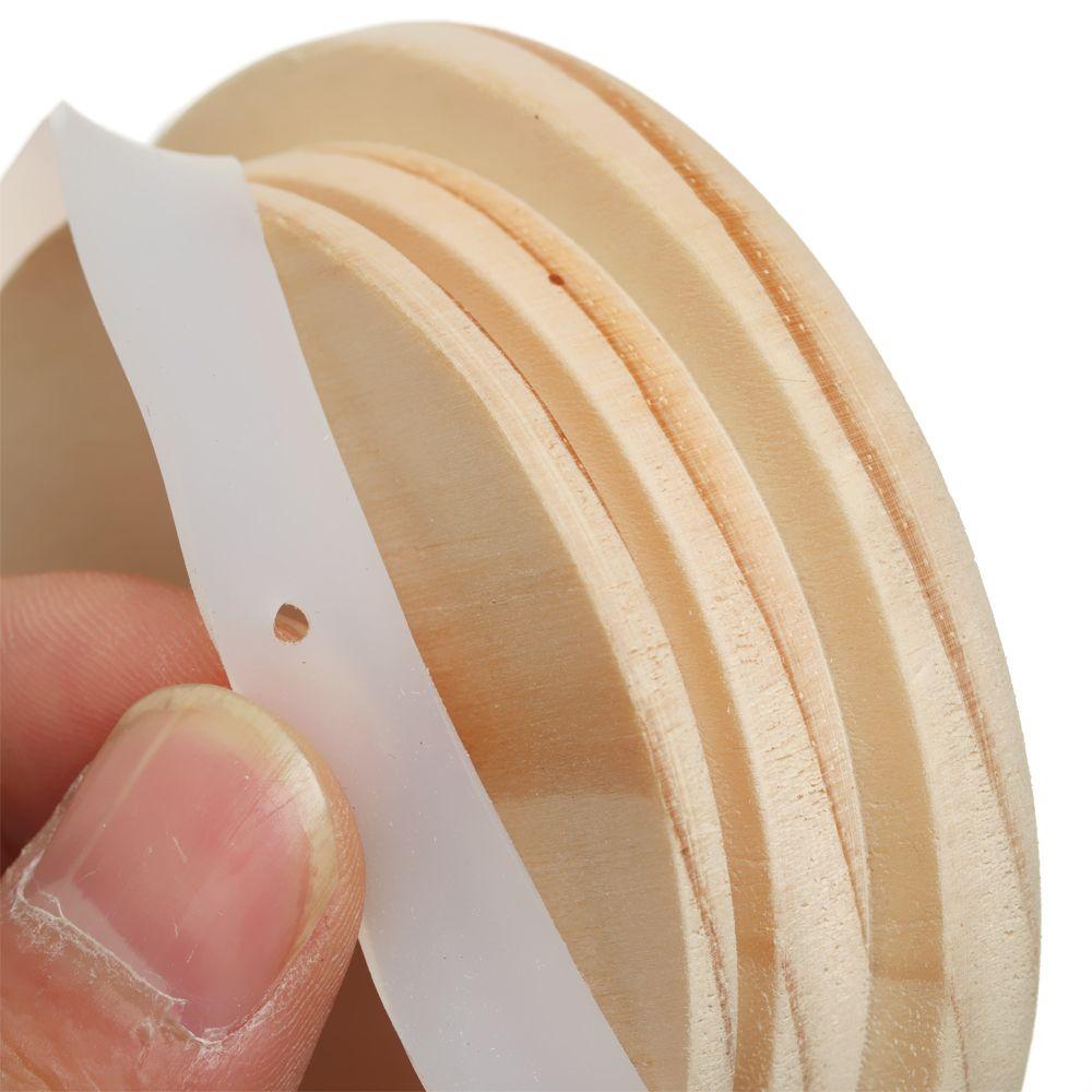Wooden Canning Storage Mason Jar Lid Kitchen Organization Bottle Sealing Caps Wide Mouth Cover Wood Lids Reusable