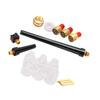 Kit accesorii torță de sudură consumabile din alamă duză cupă de sticlă 2 mm pentru WP920