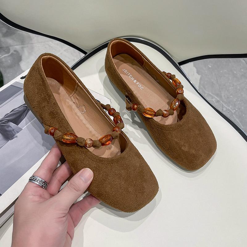 

Fashion Flats Women Shoes Beaded Square Toe Loafers Shoes Casual Sport Sandals 2025 Trend New Summer Sneakers Elegant Walking Zapatos 40 верблюд