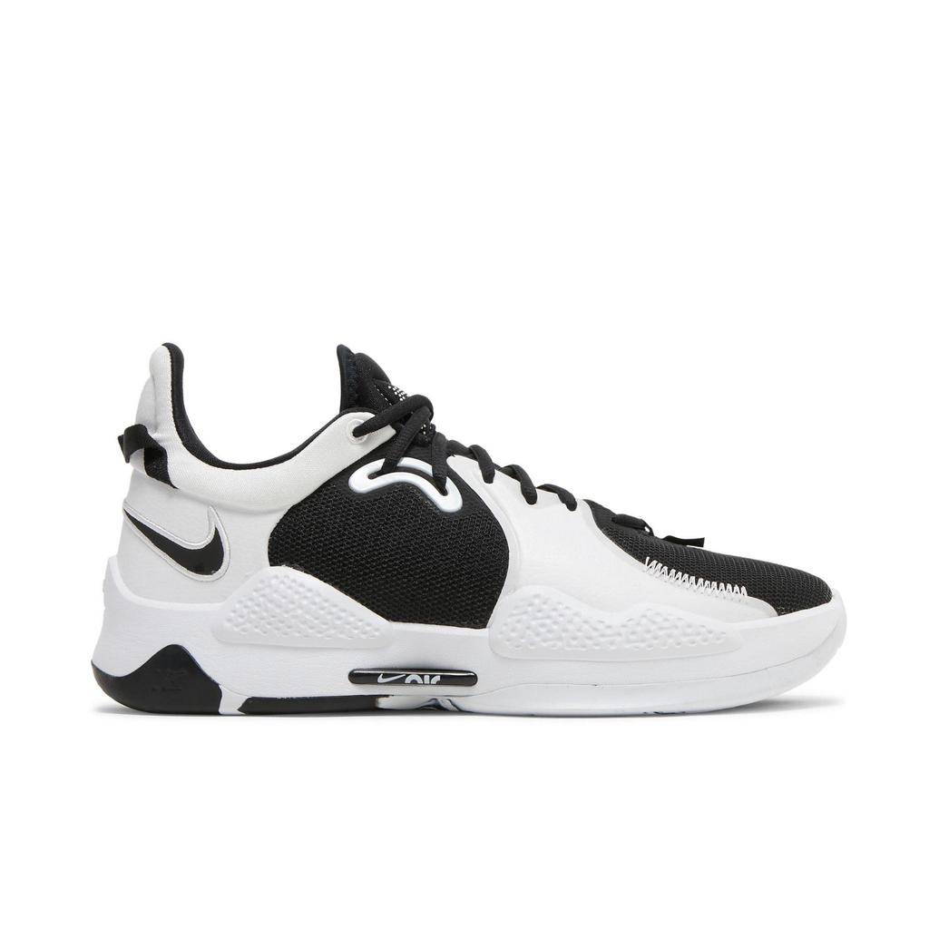 Nike PG 5 TB 'Black White' (Unisex) Wolf Grey / White / Wolf Grey Basketball Shoes DA7758 001