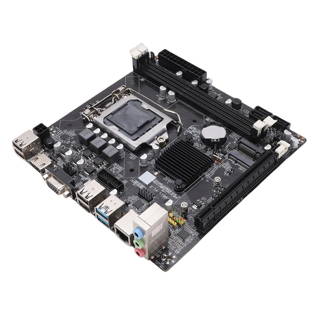 H81 Motherboard Support for   I3 I5 I7 Dual Channel DDR3   ITX Gaming Main Board with Serial ATA 6GbCelsiuss M.2 NVMe Slot PCI Express X16