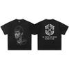 Cristiano Ronaldo Retro Distressed Heavyweight Cotton T-Shirt