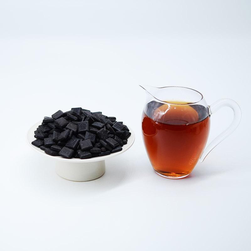 Pastă de ceai Pu'er cu orez glutinos - Tuo Cha gătit Yunnan Menghai, cereale mici, parfum de copac vechi.