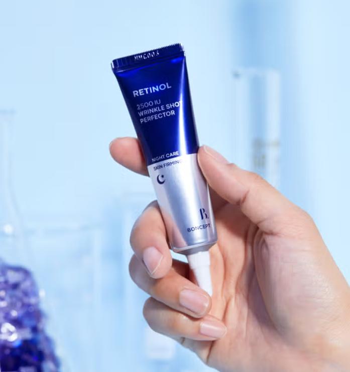 Boncept Retinol 2500 IU Wrinkle Shot Perfector 15ml – Targeted Anti-Aging Serum