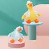 Slow-Rising Duck Squeeze Toy Soft TPR Stress Reliever with Interchangeable Outfits Portable Fidget Decompression Gadget for Kids Adults
