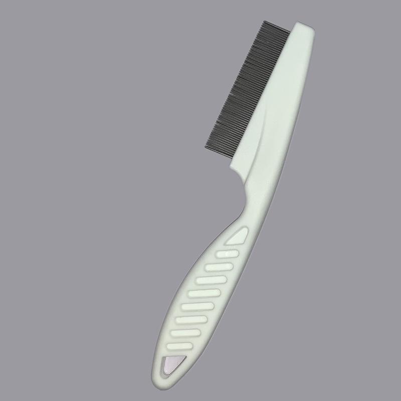 Stainless Steel Fine Tooth Comb for Small Pets - Anti-Drop Design