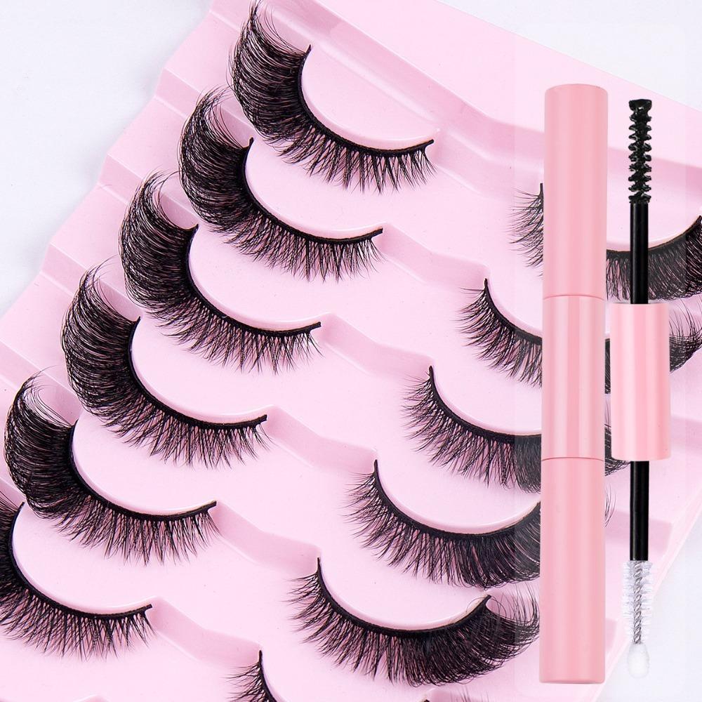 

Искусственные норковые кошачьи ресницы с двойной клейкой головкой, норковые накладные ресницы, новые лисьи ресницы для женщин