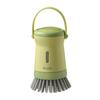 Kitchen Cleaning Brush Press Dish Pot Scrubber with Transparent Windows Kitchen Washing Tools for Stoves Range Hoods Sinks