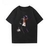 2026 Summer Michael Jackson Retro Rock Trendy Heavy Metal Luxury ShortSleeved Unisexs Womens Casual TShirt