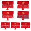 Embroidery Hongbao Blessing Words New Year Red Pockets Large Capacity Brocade Red Envelop  Wedding