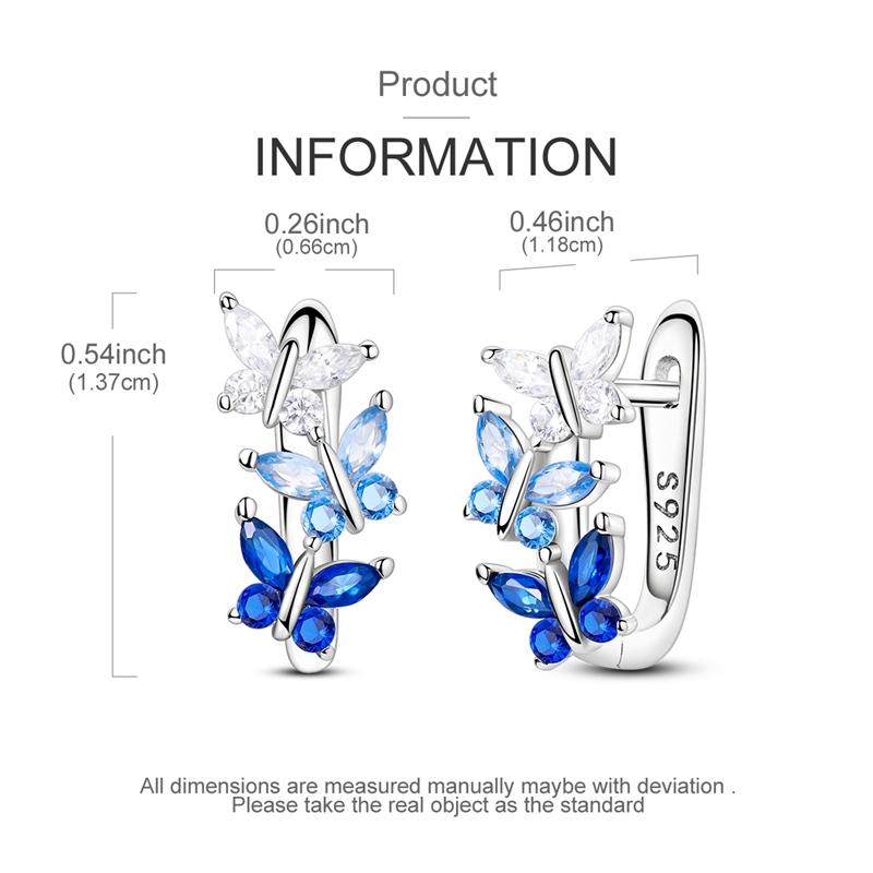 925 Sterling Copper Hoops Cycle Purple Flowers Shining Cubic Zircon Piercing Studs Earrings Fine Engagement Zircon Women Gifts