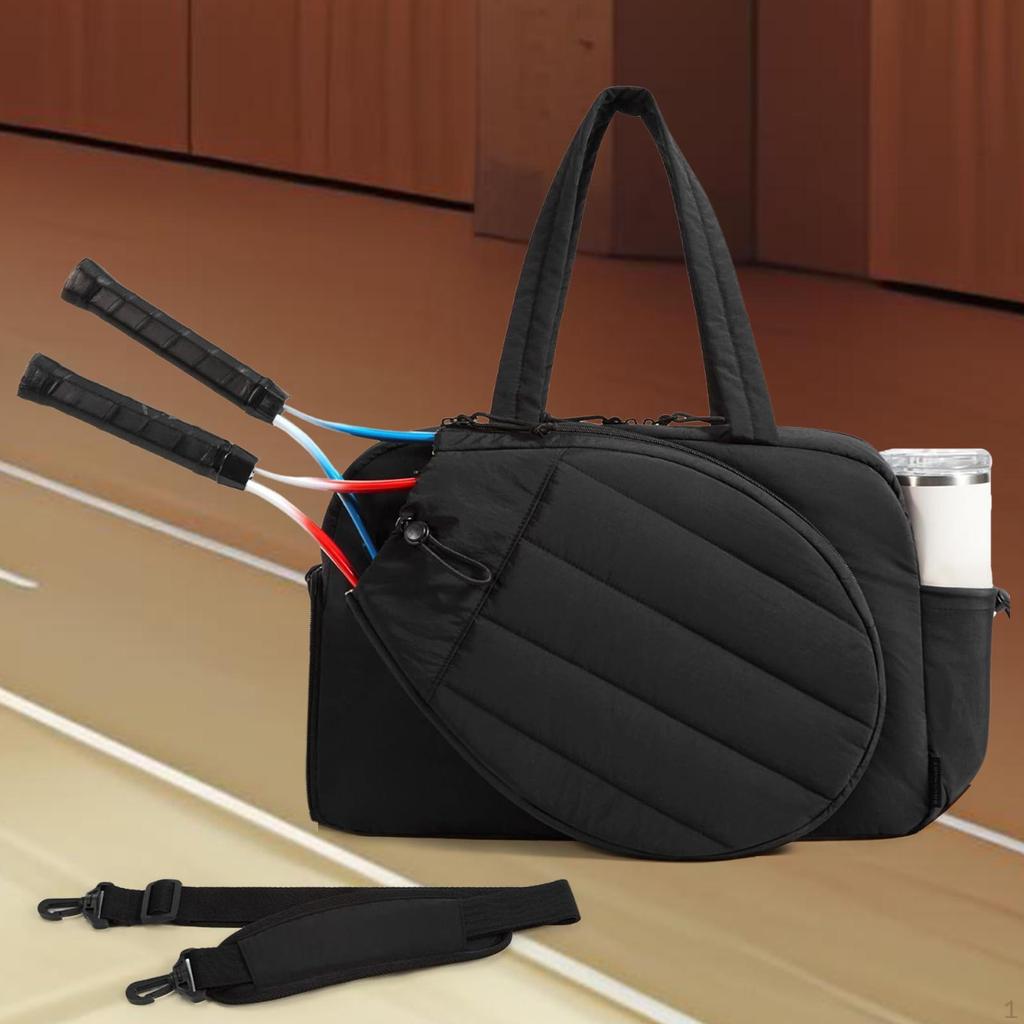 Tennisbag for kvinner Racket med sidelommer Padle vanntett Rommer 2 racketer Lettvekt