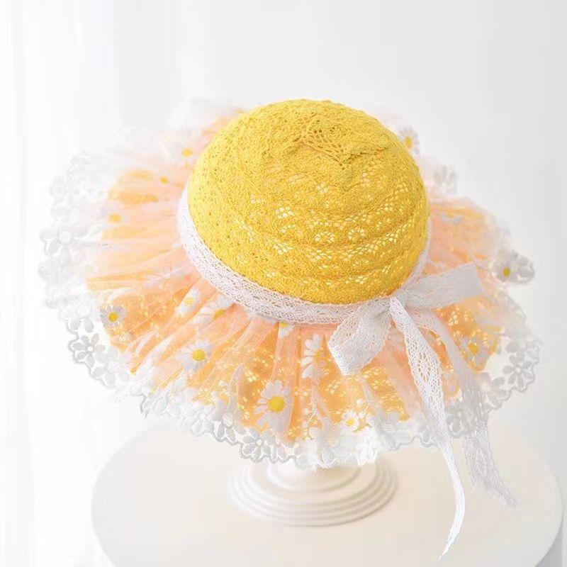 Baby Hat for Spring Outings, Sun Protection, Woven Straw Hat for Children's Summer Leisure, Thin Sunshade Hat for Boys