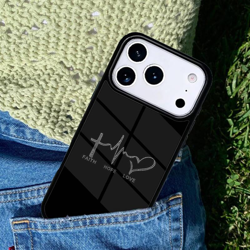 Faith Christian Religious Jesus soft phone case cover Compatible with for IPhone 17air 16e 15 14 13 12 11Pro Max 17 Air