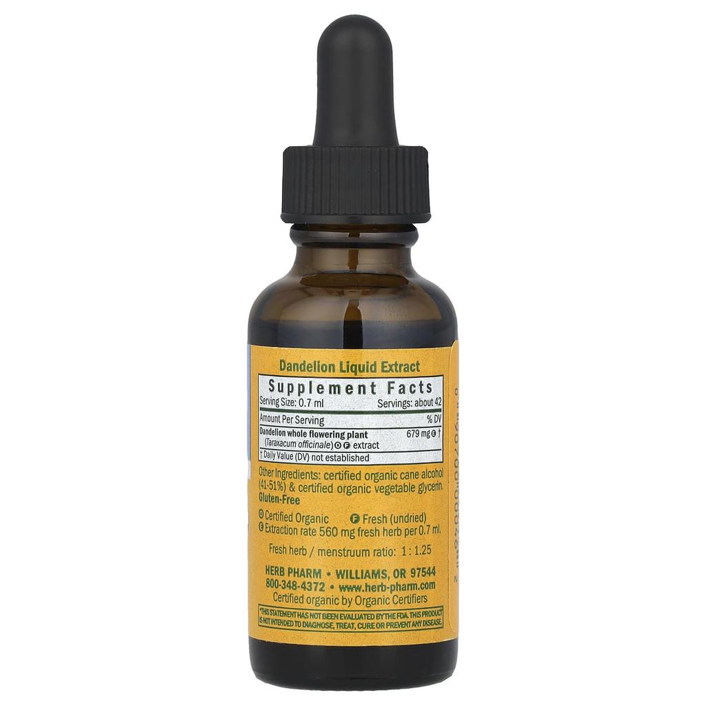 Dandelion, 30 mL (1 Fl Oz) (679 Mg Per Serving)