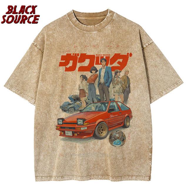 Black Source Men s Cat Print T-Shirt L