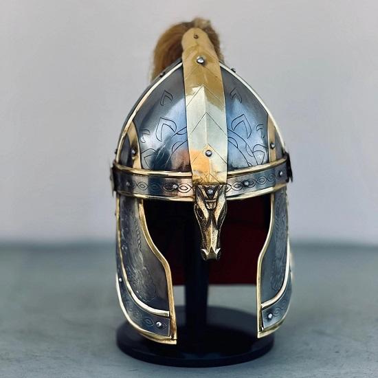 

Eomer s Horse Rider Marshall Helmet The Lord Of The Rings Helmet-Knight Larp Helmet