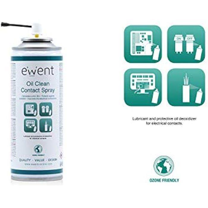 Ewent EW5615 Spray Désoxydant De Contact Jaune 200 ML
