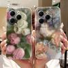 For Infinix Hot 40 40i 40Pro Beautiful Bow Rose Painting Phone Case For Infinix Hot40 40 Pro 40i Soft Silicone Shockproof Cases