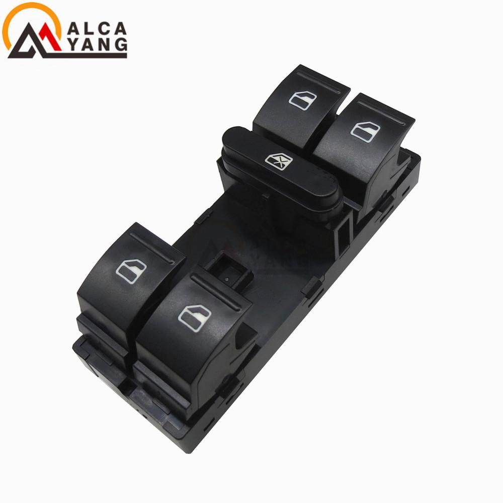 Four Button Master Window Switch For VW AMAROK Golf 5 6 Plus Jetta Tiguan Touran Passat B6 B7 Polo 6R OE 1K4959857B 1K4 959 857B