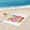 Outdoor Recreational Backbacking Road Sign Beach Towel Soft Microfiber Quick Dry Absorbent Quick Towels For Yoga