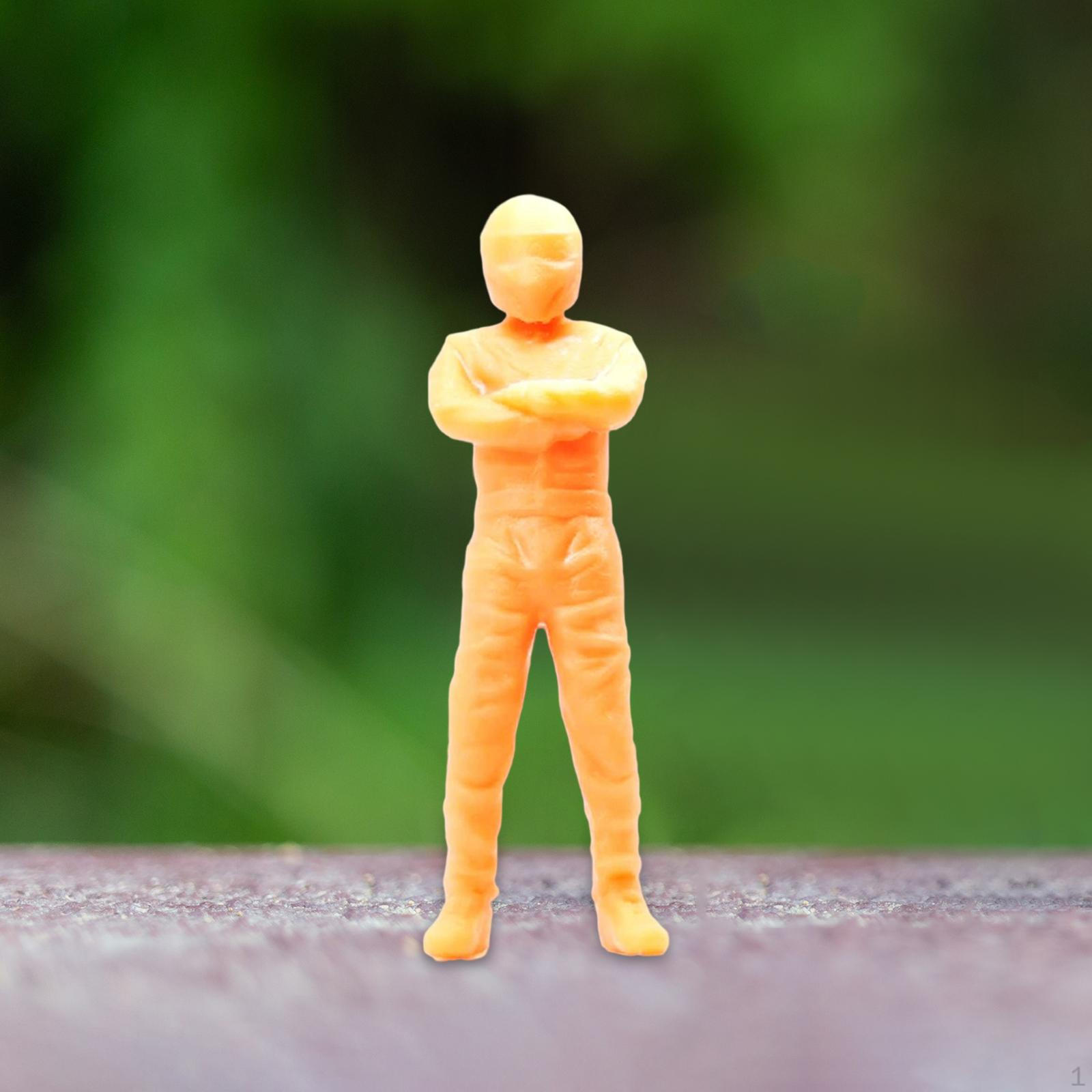 

1/64 Фигурки художника Раскрашенные крошечные игрушки для людей Фигурки из смолы Миниатюрная сцена Boy