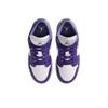 Air Jordan 1 GS Low-Top Leder Kinder Sneaker Court Purple Unisex 553560-551