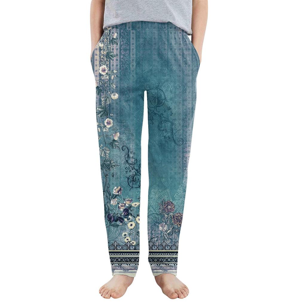 Kids' Casual Pants - Solid Color Sport Pants With Pockets
