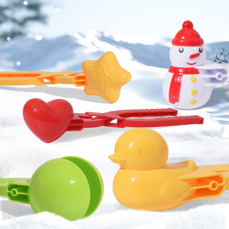 Large Snowball Clips - Snowman Toy for Play