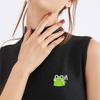 Brosche Anstecknadel Cartoon Frosch Design Zinklegierung Nadel Handbemalte Emaille Glasur Anzüge Mäntel Pullover Abzeichen Vielseitiges Accessoire