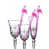 10 Stück/Packung Flamingo Kunst Cocktail Rührstäbchen Getränkemischer Kaffee-Stößel Puddler