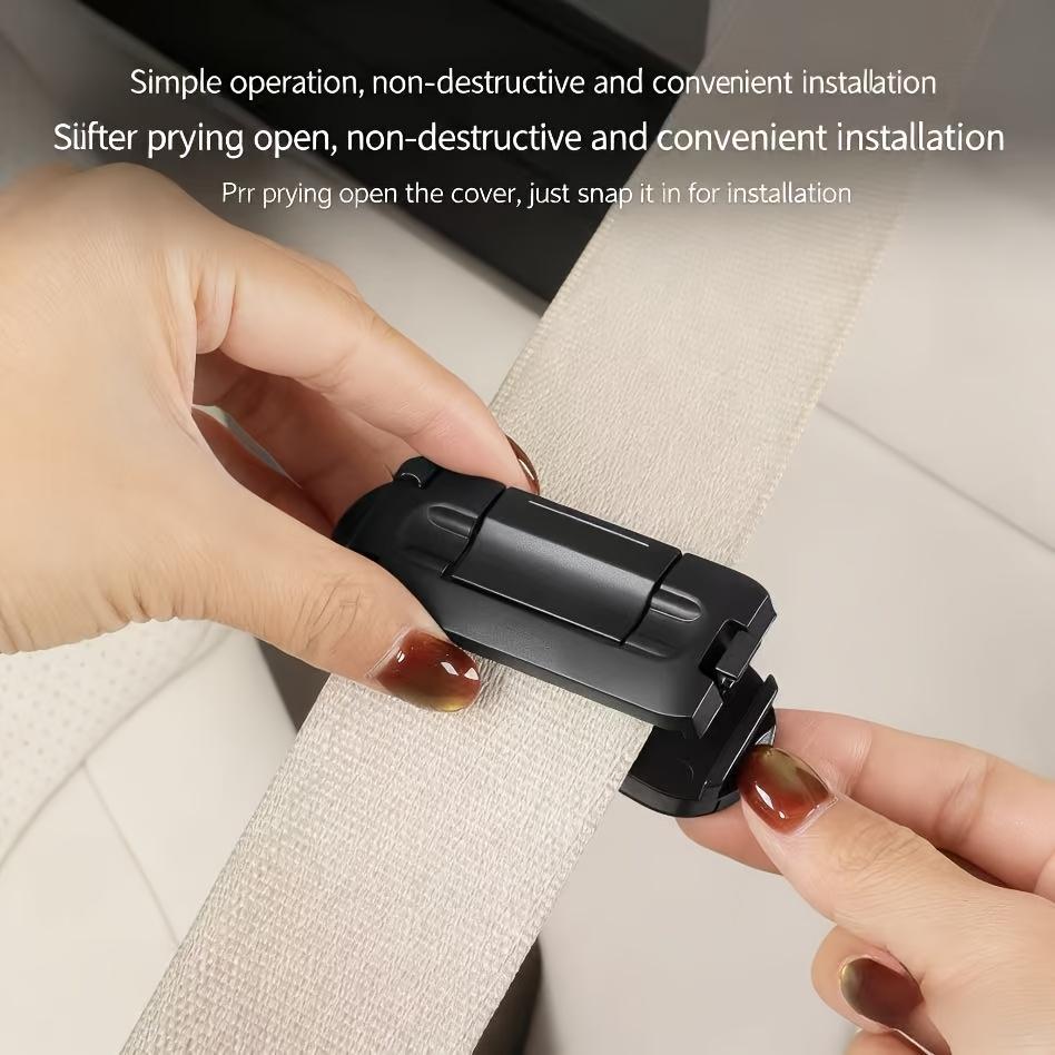 New Adjustable Car Safety Seat Belts Holder Auto Safety Belt Clips Seat Belt Stop Adjustment Clips Car Seat Belt Retention Clips